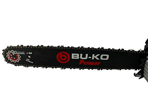 BU-KO 65cc Benzin Kettensäge 3.89 HP 20 "Bar & 2 x Ketten + 16" Bar & 2x Ketten COVER BAG & FULL SAFETY GEAR – Bild 8