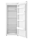COMFEE' RCD235WH2UK(E) 230L Freestanding Larder Fridge, 55Wx 142H cm, Removable Glass Shelf, Reversible Door Hinge, Adjustable Legs, White