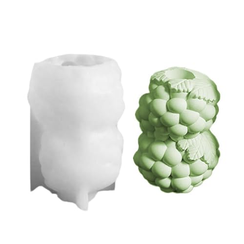 Formas de frutas para hacer velas, molde de silicona para hacer velas, molde para hacer velas, molde para niños, adultos, proyectos de hogar, chocolate, jabón, resina, decoración artística