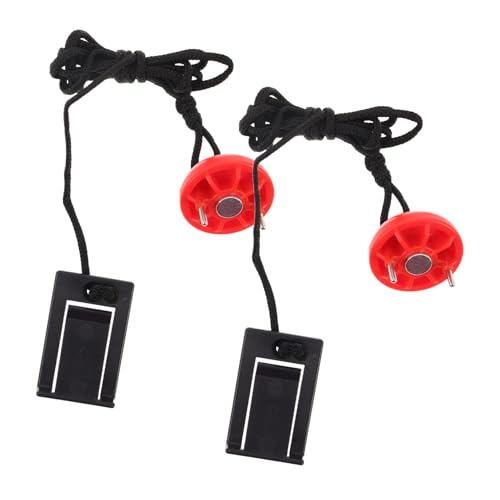 TOYANDONA 2 Piezas Llave de Seguridad para Cinta Correr Doble Inserción Parada Emergencia Instantánea Compatible con Múltiples Repuesto Duradero para Máquinas Fitness