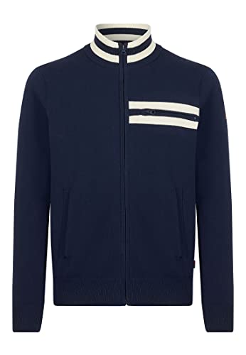 Merc of London Homme Preston Cardigan Sweater, Dark Blue, L EU Cover