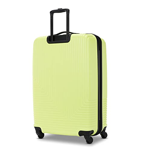 Image of American Tourister Groove Hardside Luggage with Spinner Wheels, Celery Green, 3-Piece Set (Carry On, Medium, Large)