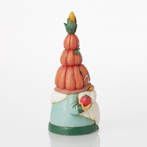 Enesco Jim Shore Heartwood Creek Four Seasons Harvest Pumpkin Hat Gnome Figurine, 6.1 inches - Image 5