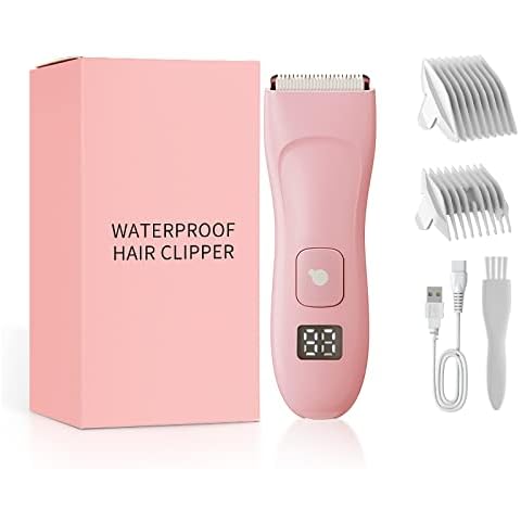 Elektrisch Intimrasierer für frauen, Wiederaufladbarer Damen Rasierer Intimbereich Cover