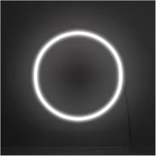 Enseigne circulaire haut de gamme et lampe néon décorative d'architecte