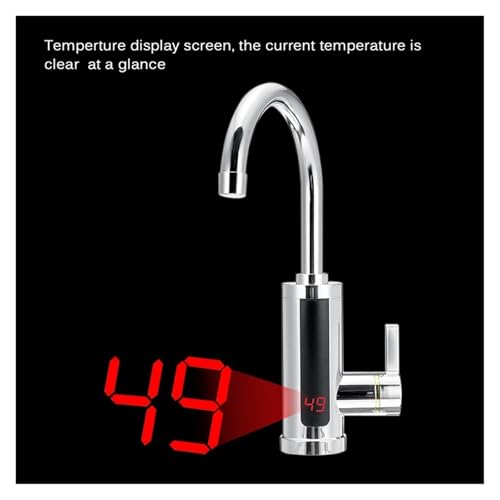 Robinet électrique de cuisine avec affichage numérique LED pour eau chaude - 5
