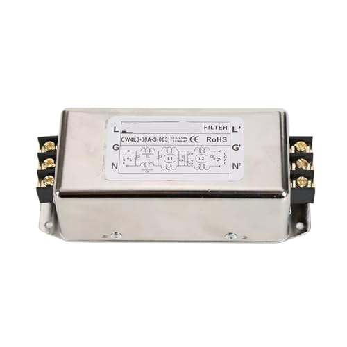 Filtre d'alimentation monophasé 220V CW4L3-30A-S 003 robuste à triple section de filtrage
