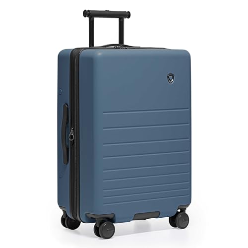 Image of Traveler's Choice Markham Hardside Expandable Luggage with Hinomoto Spinner Wheels, 26-Inch Medium, Navy