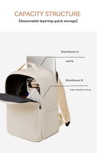 vaxle Travel Backpack - Flight Approved Travel Bag for Men and Women pink backpack (grey)2