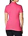 Nautica Women's 5-Button Short Sleeve Breathable 100% Cotton Polo Shirt Shirt, Leis Pink, Large