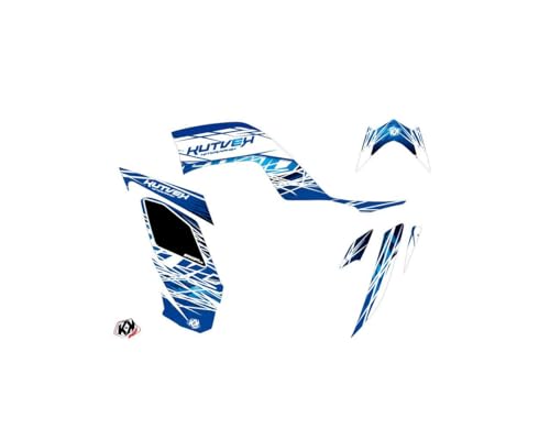 Kit déco bleu Yamaha Raptor 700 quad 2006-2012 Eraser - 2