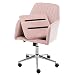 Silla Escritorio Ergnonmica Terciopelo Silla Oficina con Brazos Silla Computadora Altura Ajustable...