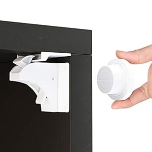 Avantina®, magnetische kinderbeveiliging, kast en schuifladen, 8 x kastbeveiliging, onzichtbare kinderbeveiliging…