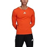 adidas Herren Team Base Tee Langarm T-Shirt, team orange, M
