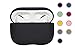 Produktbild Festes Kunststoff Case für AirPods Pro, Süssigkeiten matt Farben, robuste und stabile Hülle für AirPod Pro kabelloser Ladefunktion (Schwarz)