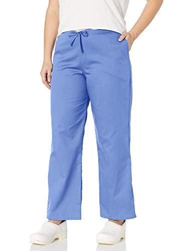 Cherokee Men's Ww Flex with Certainty Unisex Natural-Rise Drawstring Pant, Ceil, X-Large