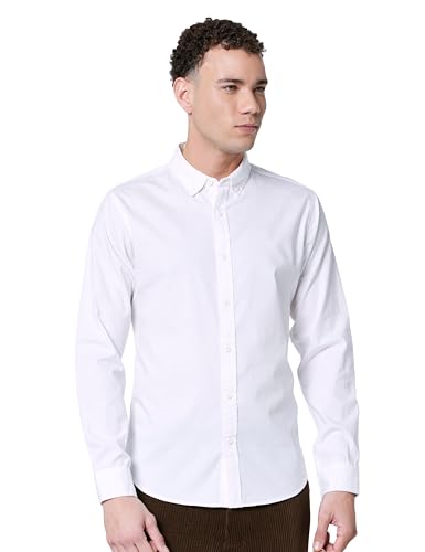 Image of United Colors of Benetton Men's Cotton Slim Fit Shirt