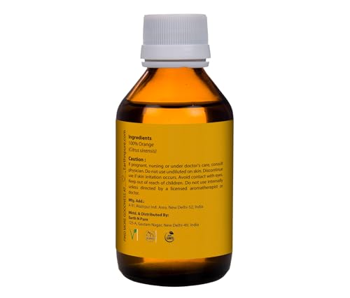 Image of Earth N Pure Orange Essential Oil Natural and Therapeutic Grade 100 ml