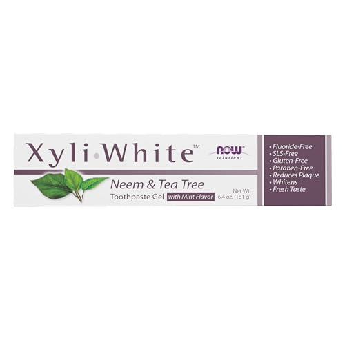Now Foods Xyliwhite Neem & Tea Tree Toothpaste Gel 181g
