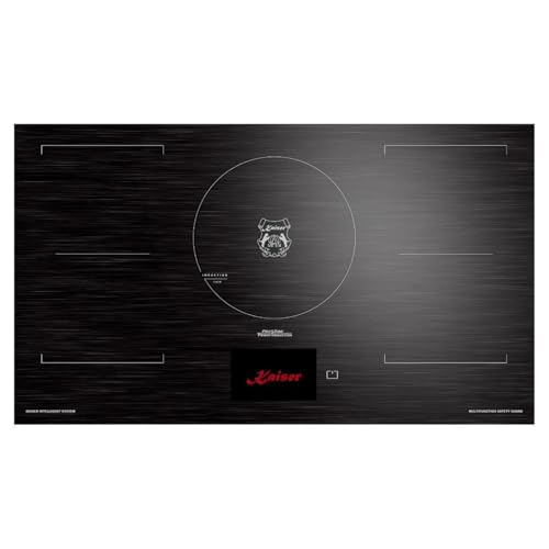 Kaiser KCT 9140 FI Plaque de cuisson à induction, 90 cm, zone libre avec 2 zones à induction Flex, écran TFT, fonction Keep Warm, plaque de cuisson à...