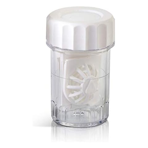 Sports Vision's Contact lens Cases 3 Pieces | NOT for Peroxide Solutions | For Multipurpose Contact lens Solutions | This Case Does NOT Spin Cover