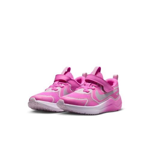 Nike Little Kid's Cosmic Runner Swoosh, Playful Pink/Black-Bleached Lilac, 3Y by Nike - Used condition - Image 5