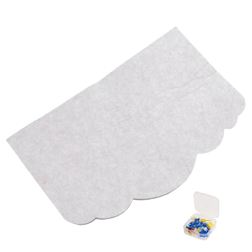 Mikikit Felt Photo Display Board: Self-Adhesive Picture Display Board for Wall Decor - Decorative Picture Organizer for Living Room and Bedroom - Felt Memo Frame