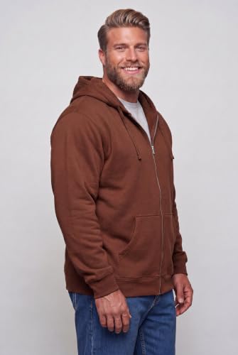 Image of KingSize Men's Big & Tall Fleece Zip-front Hoodie Jacket