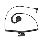 YNIBST アイコム対応 トランシーバー用 耳を塞がず 開放型 耳掛け式 インカムイヤホン １ピンプラグ φ2.5オプション用 SP-26 SP-28 EH-13 EH-15 UHS-1 UHS-2 HS-9 ME-101に互換 (φ2.5)