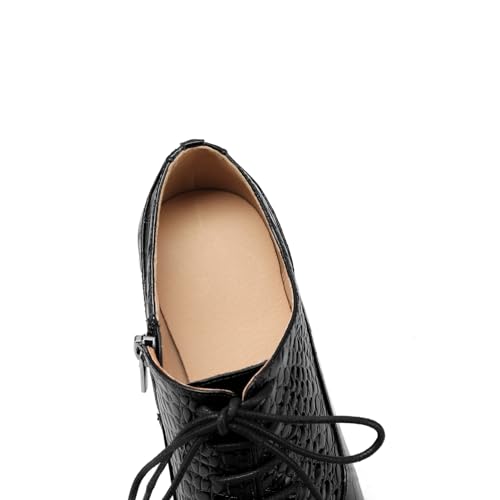 TinaCus Handmade Selftie with Zipper Women's Pointed Toe Genuine Leather Stiletto High Heels Platform Pumps Shoes4