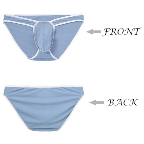 JINSHI Men's sexy Low Rise Briefs Bulge Enhancing Underwear Soft Breathable Underpants4