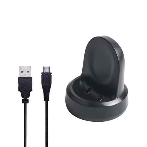 Wireless Charger Dock with 60cm Length Micro USB Charge Cable for Samsung Galaxy Watch Gear S3 S2 SM-R800