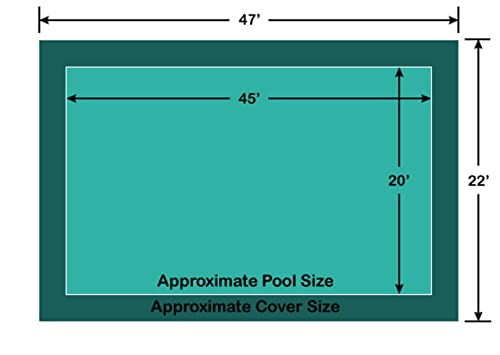 Cobertor de piscina rectangular Loop-Loc II 20'x45' miniatura 2