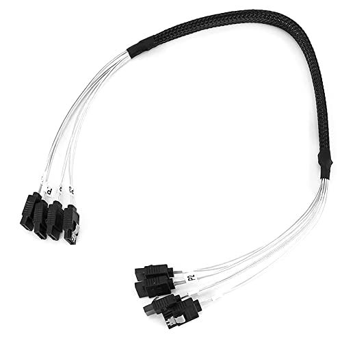 Cable Divisor SATA III 6SATA a 6SATA 1M miniatura 2