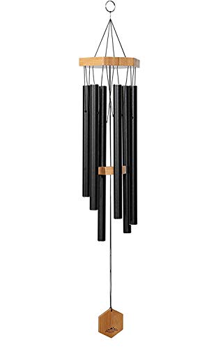 WIND CHIMES FOR PEOPLE WHO LIKE THEIR NEIGHBORS, Soothing Melodic Tones & Solidly Constructed Bamboo/Aluminum Chime, Great as a Quality Gift or to keep for Your own Patio, Porch, Garden, or Backyard. - Thumbnail 7