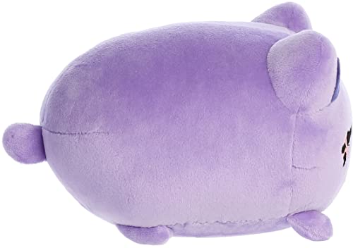 Aurora® Enchanting Tasty Peach® Ube Purple Yam Meowchi Stuffed Animal - Bright & Colorful Design - Showpiece Plush - 7 Inches - Image 4