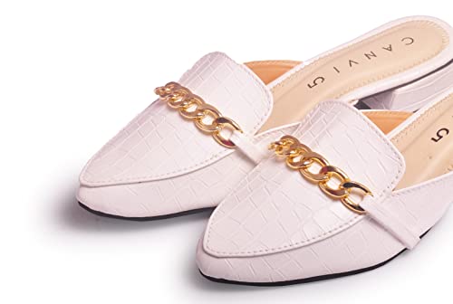 Image of CANVI Stylish | Fancy | Comfortable Women Sandals Flats Sandals for Women And Girls Slip On Cute Comfortable Dressy Sandal Beach Shoe