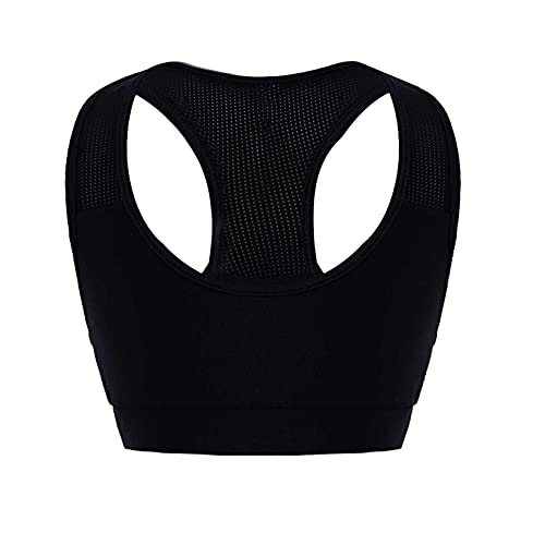 Mufeng Top Interior para Niñas Camiseta de Tirantes Sujetador Deportivo Infantil Chaleco Interior con Tirantes Finos Cruzados Negro B 7-8 años
