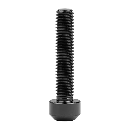 Image of Titanium Torx Square Head M6 x 10 15 20 25 30 35 40 45 50 60 65 70 80mm Screw Pack of 5 (Black, M6x30mm)