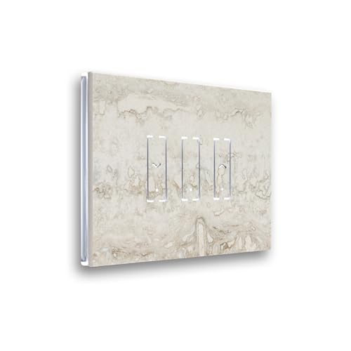 iotty i3S PLUS interruttore wifi smart per tende e tapparelle, placca touch in gres porcellanato retroilluminato, sensori temperatura e luminosità, monitoraggio consumi e qualità dell'aria esterna