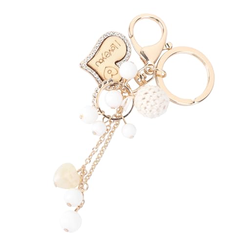 Beavorty 1 Pieza Llavero Auto Corazones Largo Hechizas Corazón Heart Key Rings Anillo De La Cadena De Claves Aleación