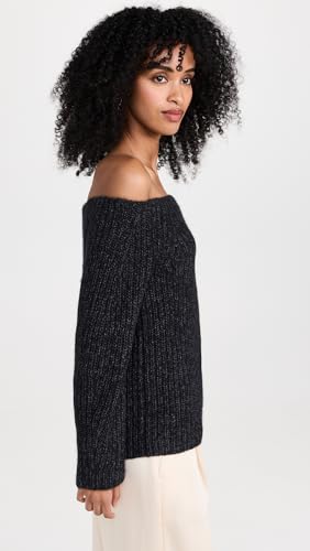 Vince Women's Marl Off Shoulder Sweater4