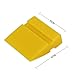 WINJUN 4 Pack - 2Inch Water Blade Vinyl Squeegee Windshield Wiper for Auto Vinyl Wraps Tool Window Tinting Kit Car Glass Clean Household Clean (Yellow)