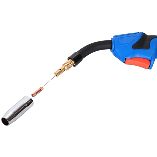 S7 MIG Welder with Gas and Gasless Capability, Knob-Control MIG Welding Machine for Beginners and DIY Home Workshop, Flux Core & Gas MIG Welder