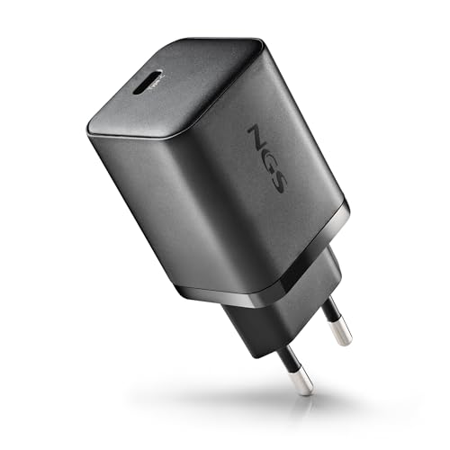 NGS Bud 65W-AC – Pack Chargeur GaN USB-C Ultra-Rapide 65W + Câble 1,5 m + 4 Connecteurs Acer, Power Delivery/PPS – Charge pour Ordinateurs Portables,...