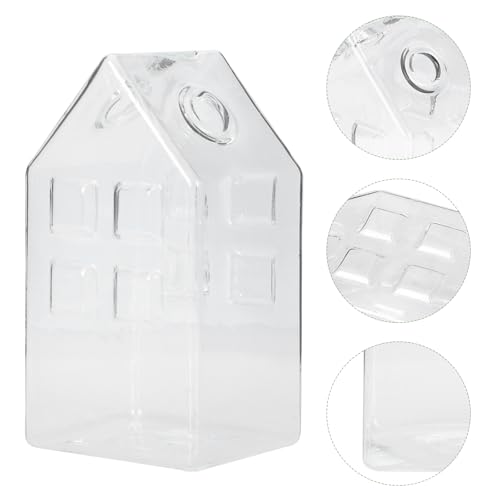 Vase transparent compact pour petits espaces et rebords de fenêtre étroits