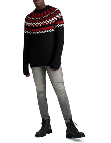 KARL LAGERFELD Men's Fairisle Sweater