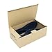Cajeando | Pack de 10 Cajas de Cartón Automontables para Zapatos | Tamaño 31,5 x 17,5 x 10,5 cm | Zapatero Apilable y Ordenación de Sneakers o Zapatillas | Guarda Zapatos | Color Marrón