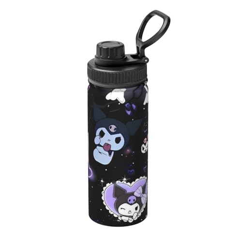 水筒 クロミ ちゃん スポーツボトル 真空断熱ケータイマグ 500ml ステンレス製 サーモスカップ ティーカップマグ 保温保冷 耐熱カップ 水カップ