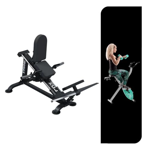 IRONAX XCL Compact Leg Sled | Compact | Adjustable Kick Plate | Antislp Upholstry | 3 Seat Adjustments